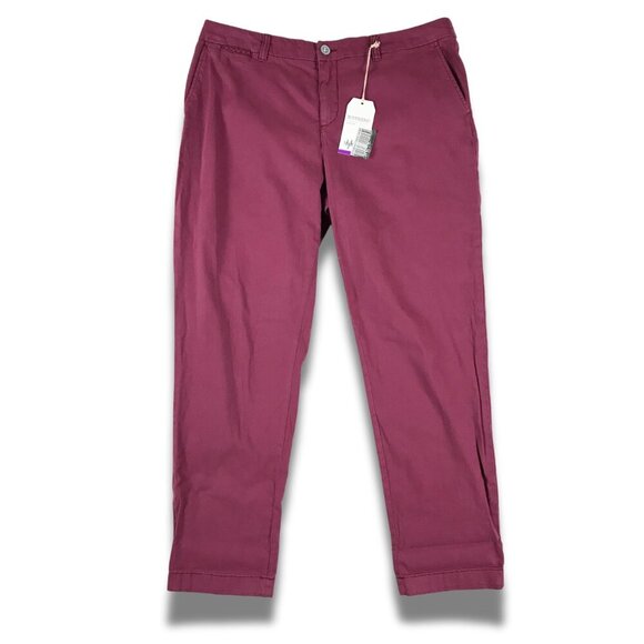 Style & Co. Pink Midrise Boyfriend Pants NWT 12 - Picture 1 of 10
